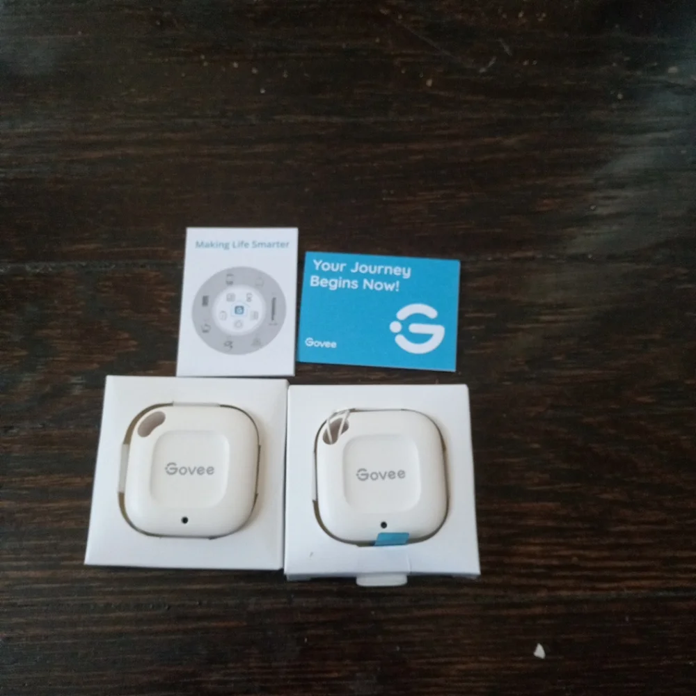 Govee Wireless Control Smart Thermo Hygrometer Open Box White Color X2 - Picture 9 of 12